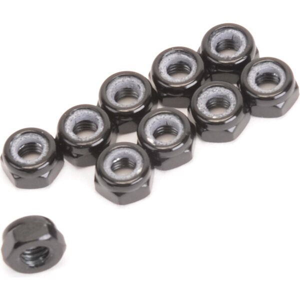Core RC CR517 M3 Alloy Nyloc Nuts-Low Profile-Black pk10