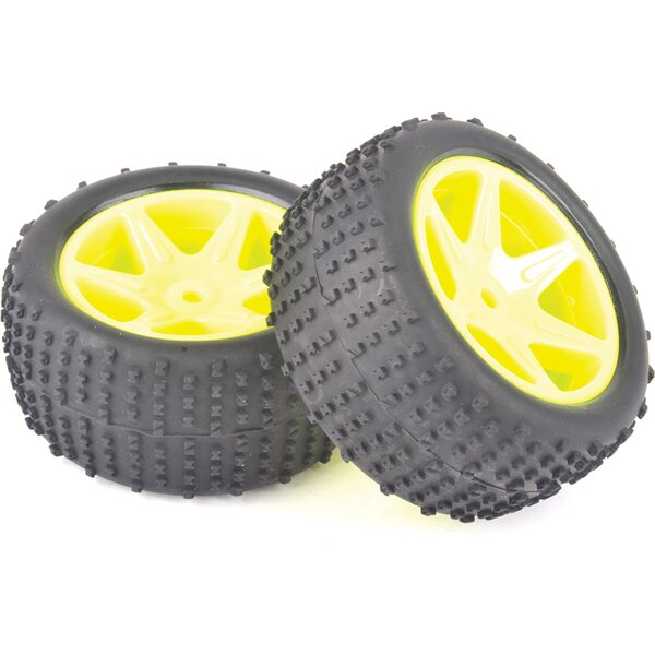 Core RC CRA155 Buggy Rear Tire Set Yellow