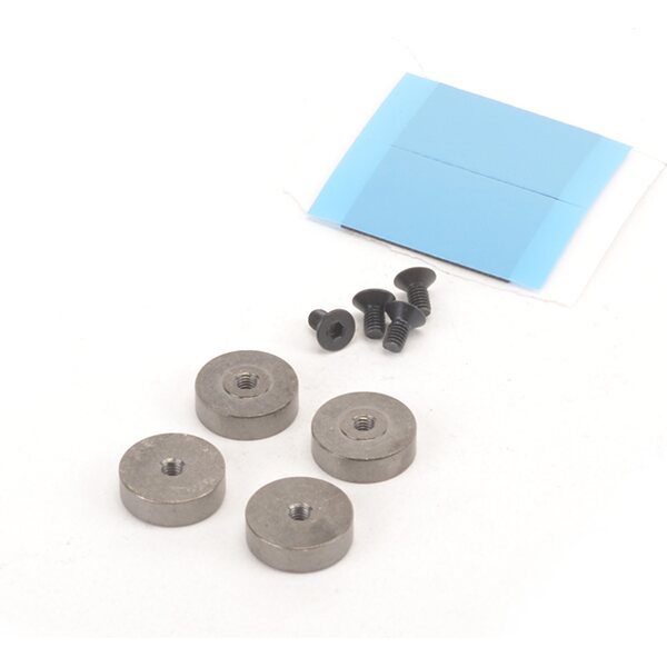 Core RC CR722 Threaded Steel 5g Weight 13.50mm (pk4)