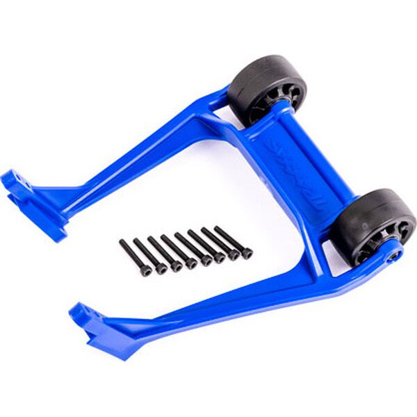 Traxxas 9576X Wheelie Bar Assembled Blue Sledge