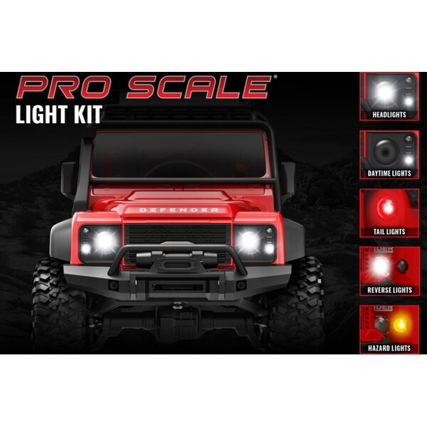 Traxxas LED Lights Front and Rear Kit Complete TRX-4M Defender 9784
