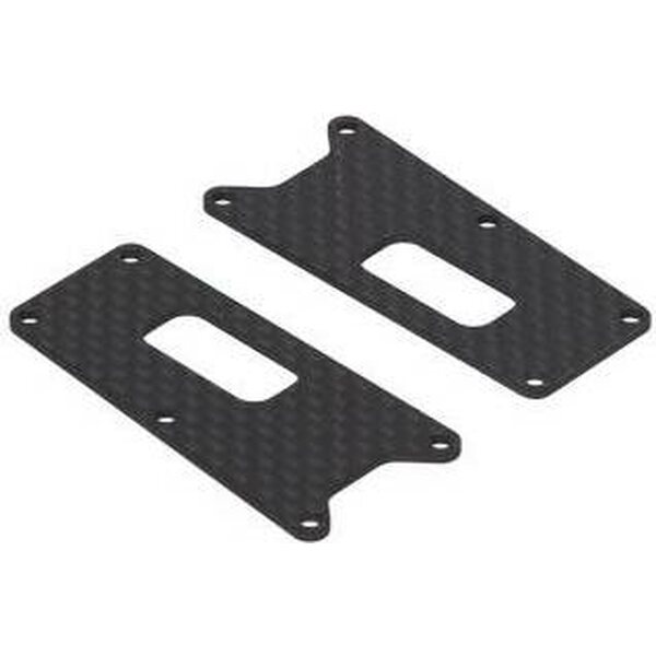 HB Racing HB204801 D2 Evo carbon arm cover (front)