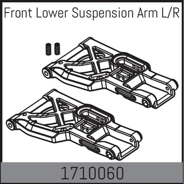 Absima Front Lower Suspension Arm L/R 1710060