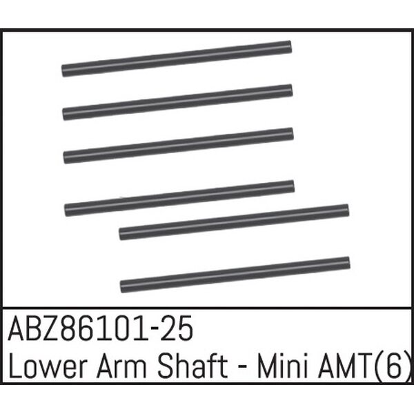 Absima Lower Arm Shaft - Mini AMT (6) ABZ86101-25