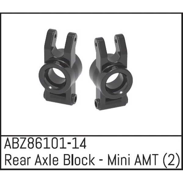 Absima Rear Axle Block - Mini AMT (2) ABZ86101-14