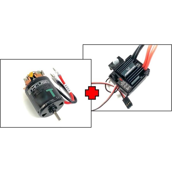 Absima 17T Racing Motor & 80A ESC Combo Set "Thrust B-Spec V2" 2100014V2