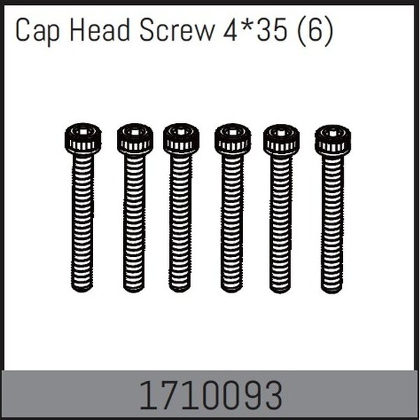 Absima Cap Head Screw 4*35 (6) 1710093