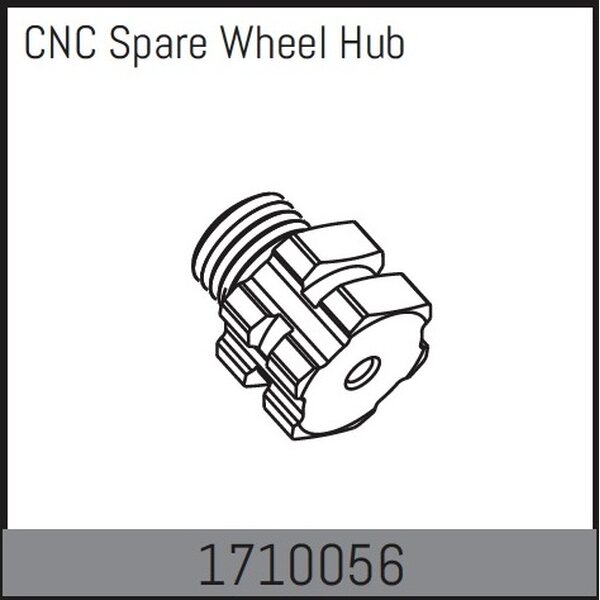 Absima CNC Spare Wheel Hub 1710056