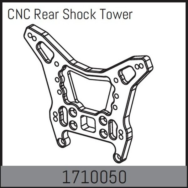 Absima CNC Rear Shock Tower 1710050