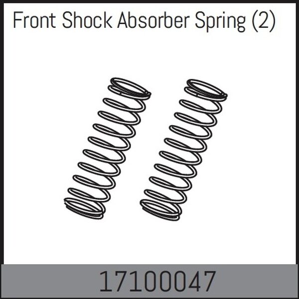 Absima Front Shock Absorber Spring (2) 1710047