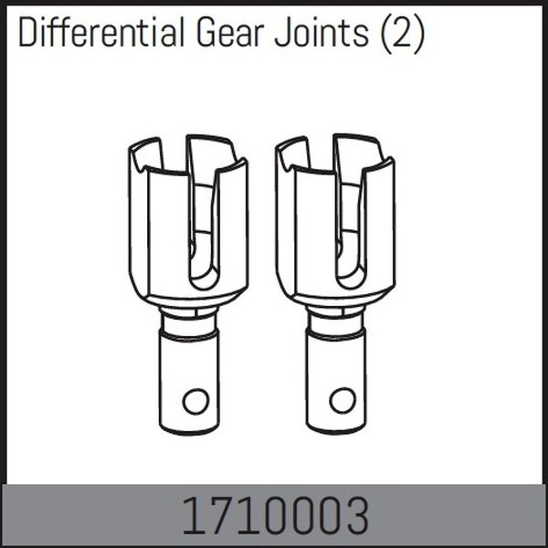 Absima Differential Gear Joints (2) 1710003