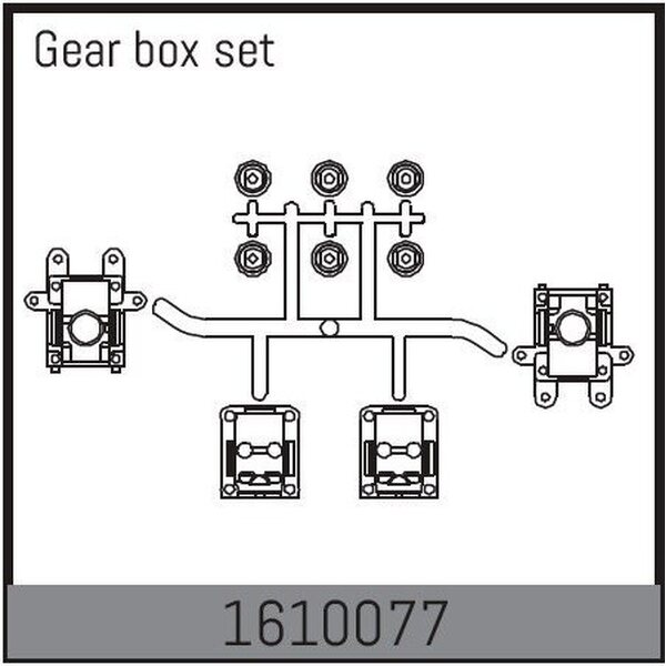 Absima Gear box set 1610077