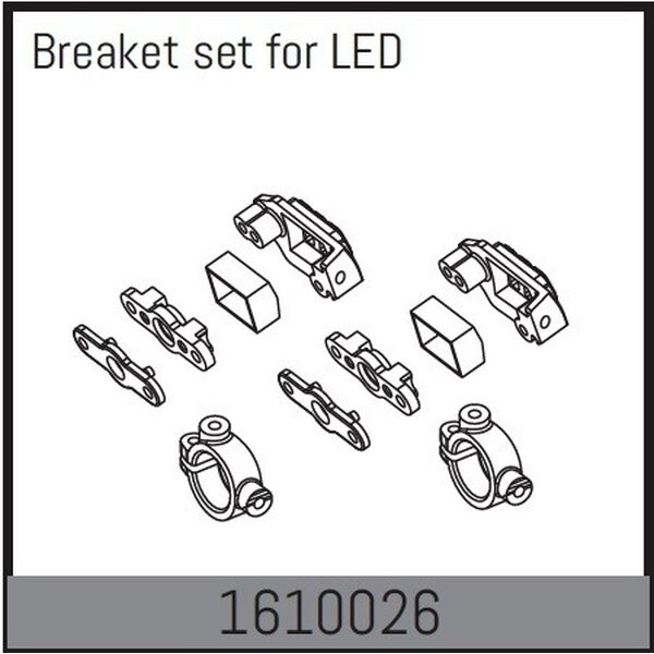 Absima LED bracket set 1610026