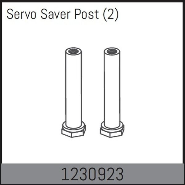 Absima Servo Saver Post (2) 1230923