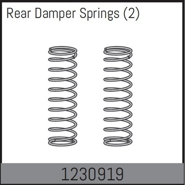 Absima Rear Damper Spring (2) 1230919