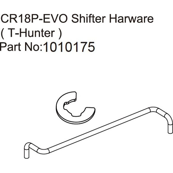 Absima Shifter Hardware T-Hunter - EVO 1:18 1010175