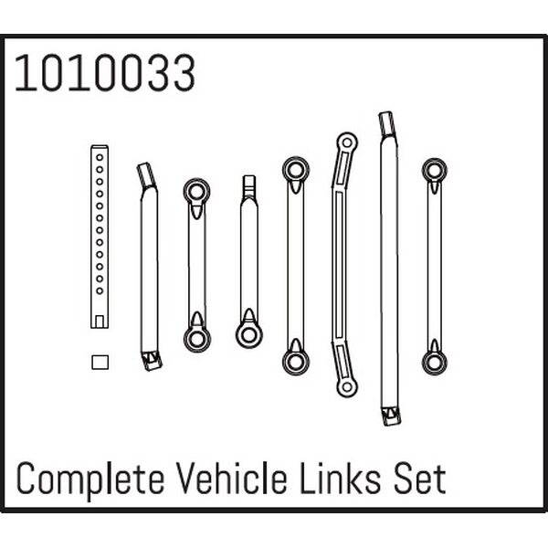 Absima Complete Vehicle Links Set 1010033