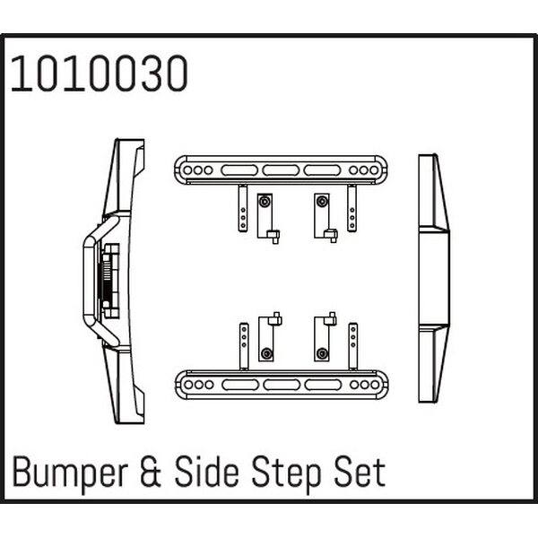 Absima Bumper & Side Step Set 1010030