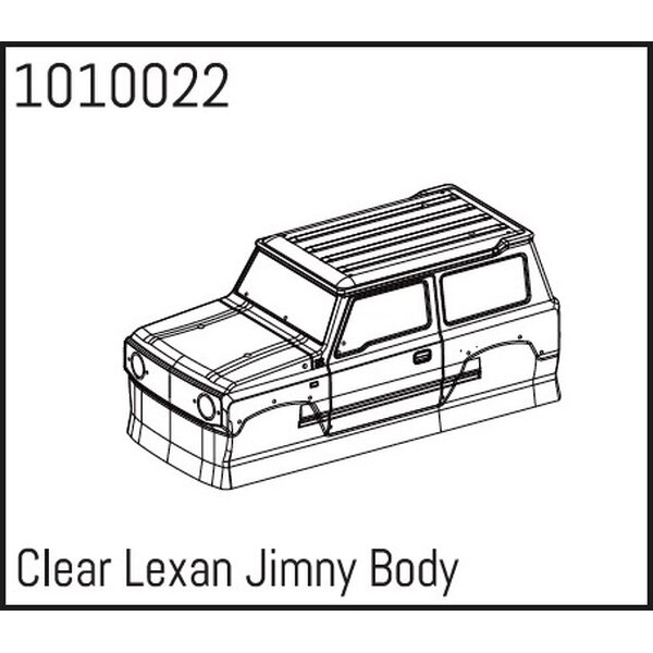Absima Clear Lexan Jimny Body 1010022