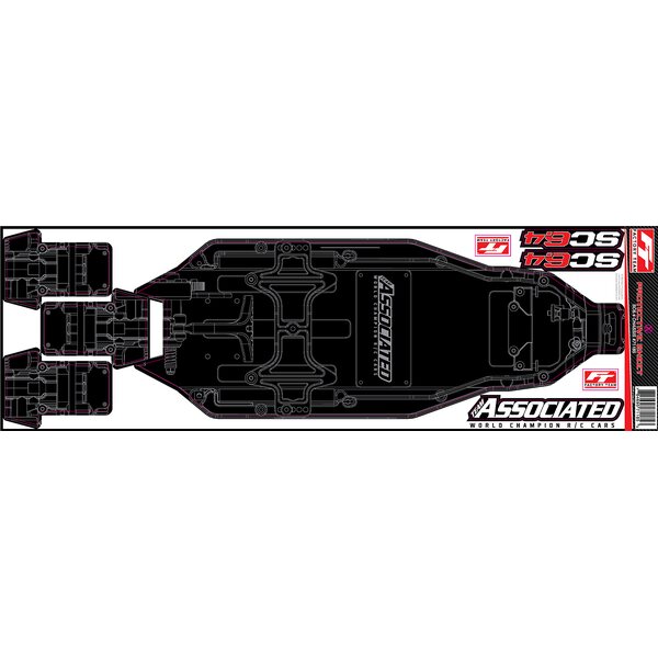 Team Associated 71185 RC10Sc6.4 Ft Chassis Protectiv