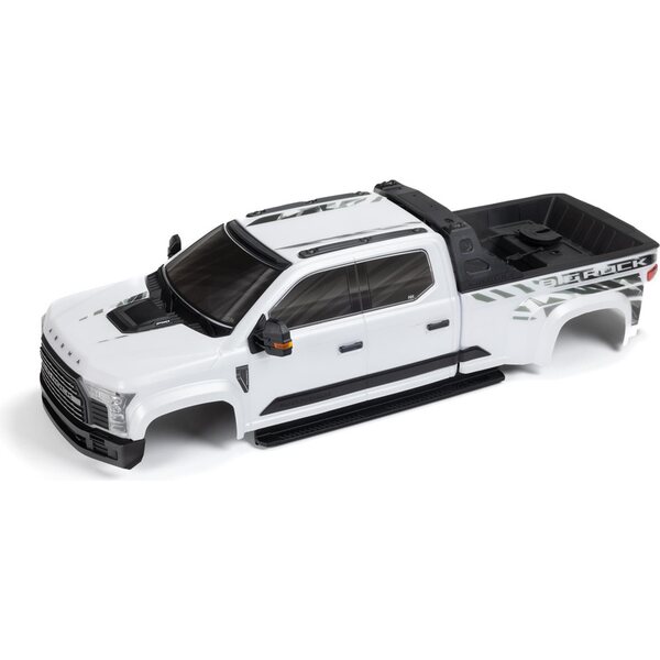 ARRMA RC BIG ROCK 6S BLX Painted Decaled Trimmed Body - White ARA411028