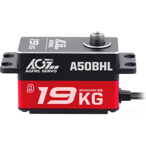 AGF A50BHL 19KG Torque 0.073Sec Hi Speed CNC Case Brushless Programmable Low Prof