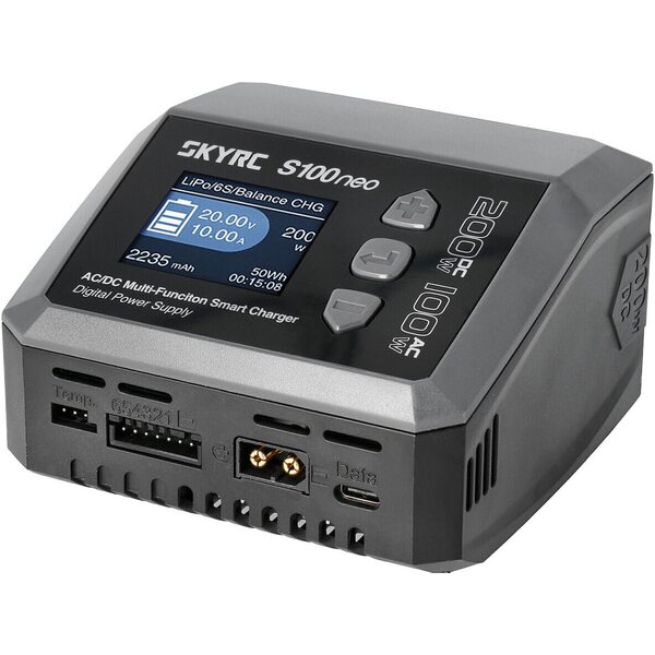 SkyRc S100 Neo LiPo 1-6s 10A 100W AC Charger