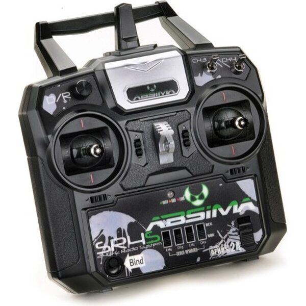 Absima 4-Channel Stick Radio "SR4S" 2.4GHz incl. RX 2000022