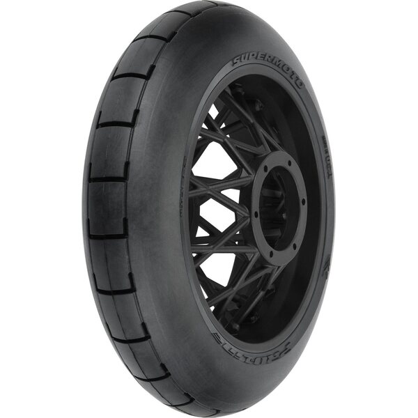 Pro-Line 1/4 Supermoto S3 Motorcycle Rear Tire MTD Black (1): PROMOTO-MX