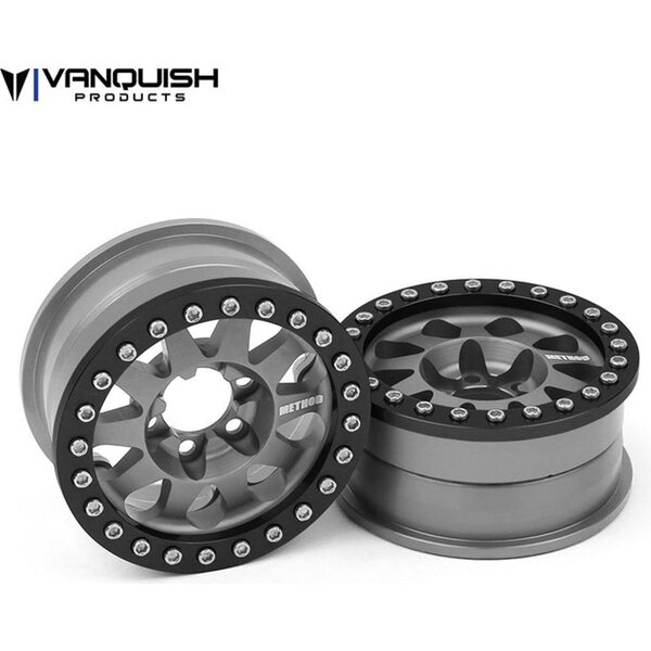 Vanquish Method 1.9 Race Wheel 101 Grey V2 VPS07758