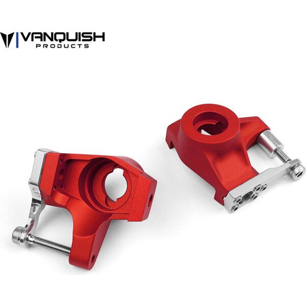 Vanquish Axial SCX10-II Knuckles Red Anodized VPS02904