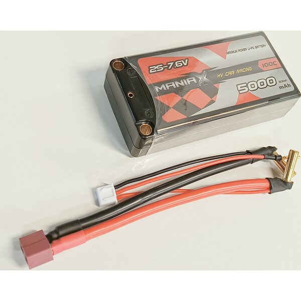 ManiaX 2S-7.6V Shorty 5000mAh 100C HV