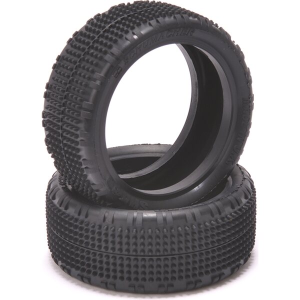 Schumacher Shard - 1/10 4WD Tyres - Front - Yellow - pr U6907