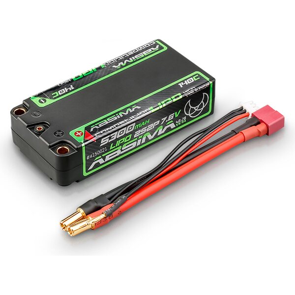 Absima Competition Shorty LiPo HV 140C/2S2P HC 5300mAh 5mm