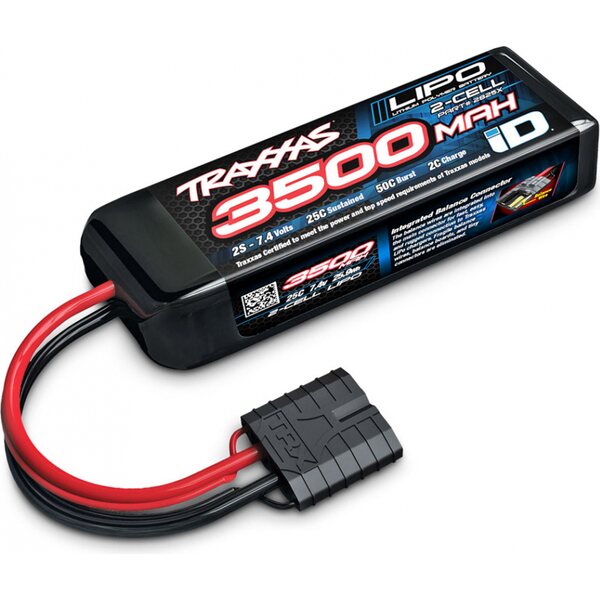 Traxxas Li-Po Battery 2S 7.4v 3500mAh 25C iD-connector