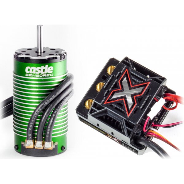 Castle Creations CASTLE CC010-0145-06 - MONSTER X 25.2V ESC, 8A PEAK BEC W / 1515-2200KV V2 SENSORED MOTOR