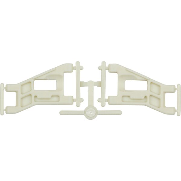 Team Associated RC10 FRONT WIDE SUSPENSION ARMS, WHITE 6204