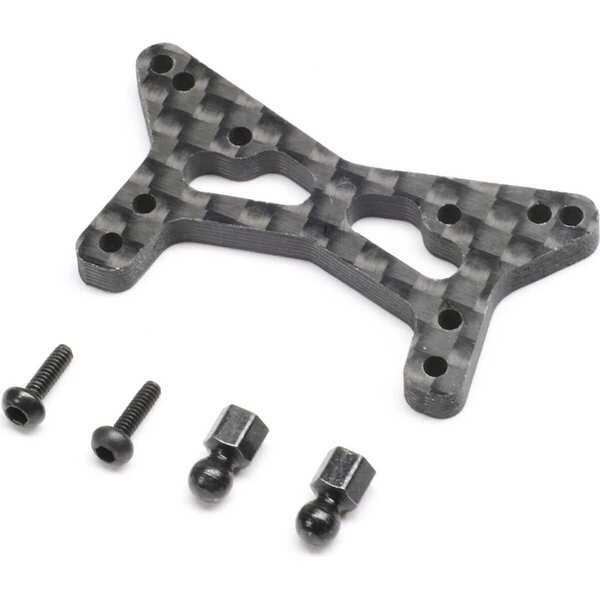 Losi Carbon Front Shock Tower: Micro-B