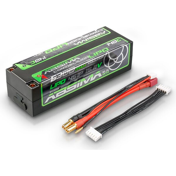 Absima Competition LiPo HV 140C/4S1P HC 6300mAh 5mm