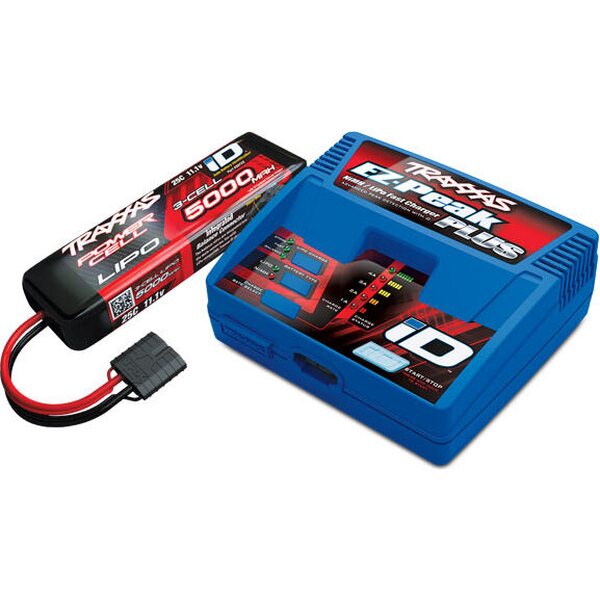 Traxxas Laturi EZ-Peak Plus 4A ja3S 5000mAh Akku kombo