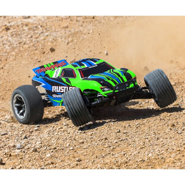 Traxxas Rustler 2WD 1/10 RTR TQ EHD Green USB-C - With Battery/Charger