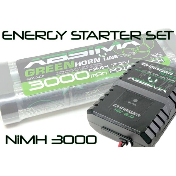 Absima RC Energy Starter Set 3000 (NiMH/NC-2.0)