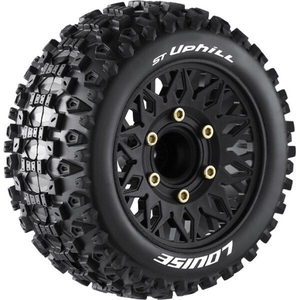 Louise Tires & Wheels ST-UPHILL 1/10 Soft (Vaihdettava 12, 14 & 17mm Hex) (2)