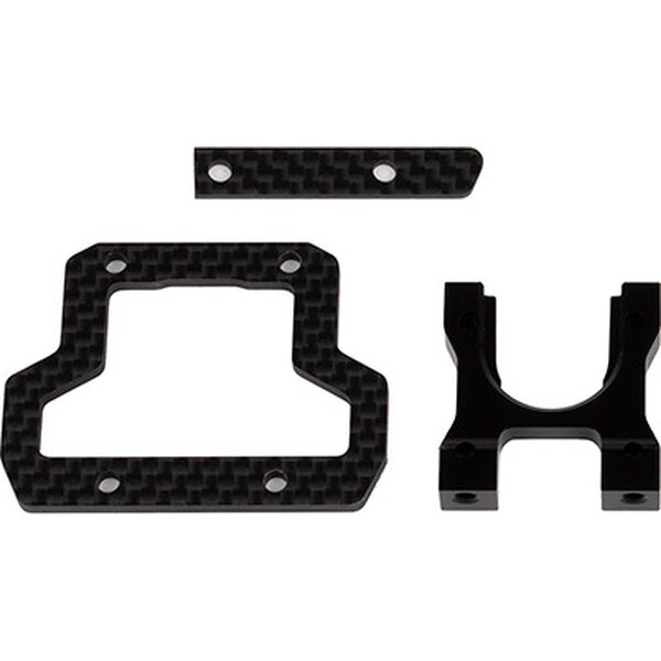 Team Associated 92378 RC10B74.2 Center Bulkhead and Brace Set (Decoupled Slipper)