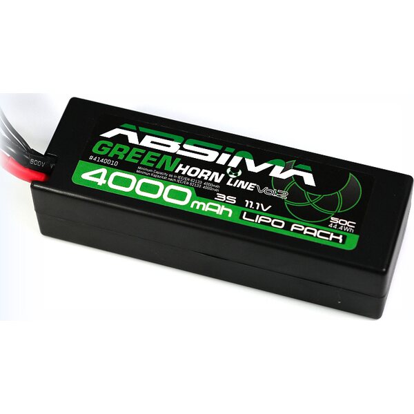 Absima Greenhorn V2 LiPo 11.1V-50C 4000 Hardcase (EC5-Plug)