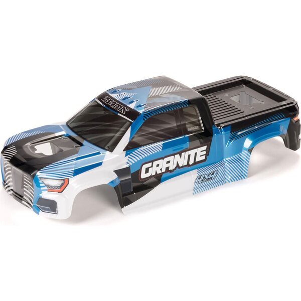 ARRMA RC GRANITE Clipless Painted Decaled Trimmed Body, Blue