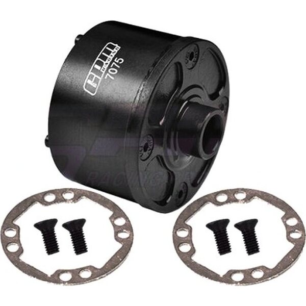 GPM ALUMINUM DIFFERENTIAL HOUSING, BLACK GPM ARRMA Kraton, Outcast 8s