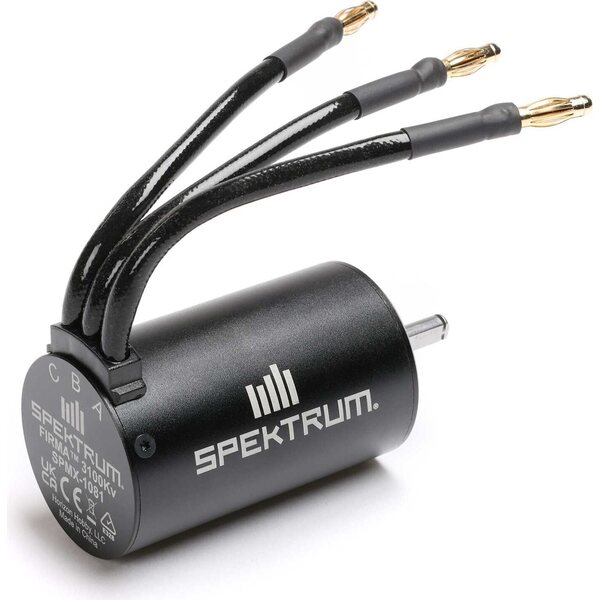 Spektrum Firma 3660-3100Kv 4-Pole Sensorless Brushless Motor: 5mm