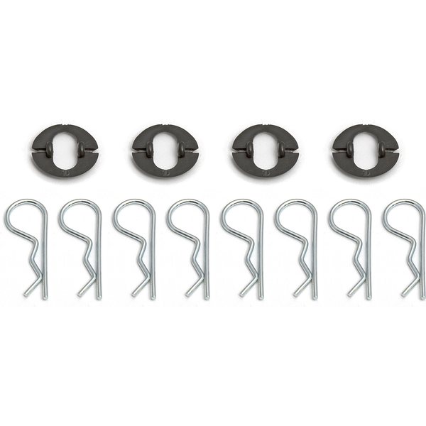 Team Associated 3897 Pivoting Body Mounts and Body Clips Set