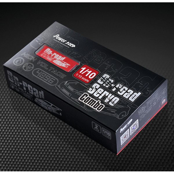 Power HD 1/10 Coreless Combo (2pcs) 0.08s 15kg Titanium & Alu HV